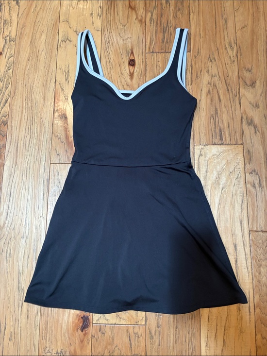 Reformation Dresses & Skirts - Reformation Black Dress with Light Blue Trim